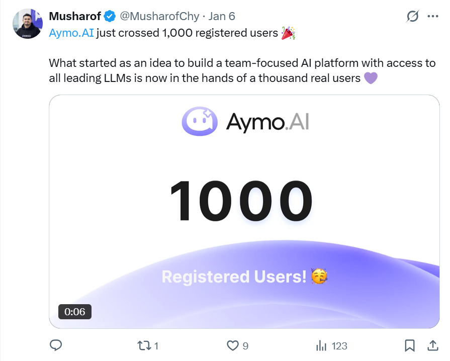 Aymo Founder - Pimjo team led by Musharof Chy
