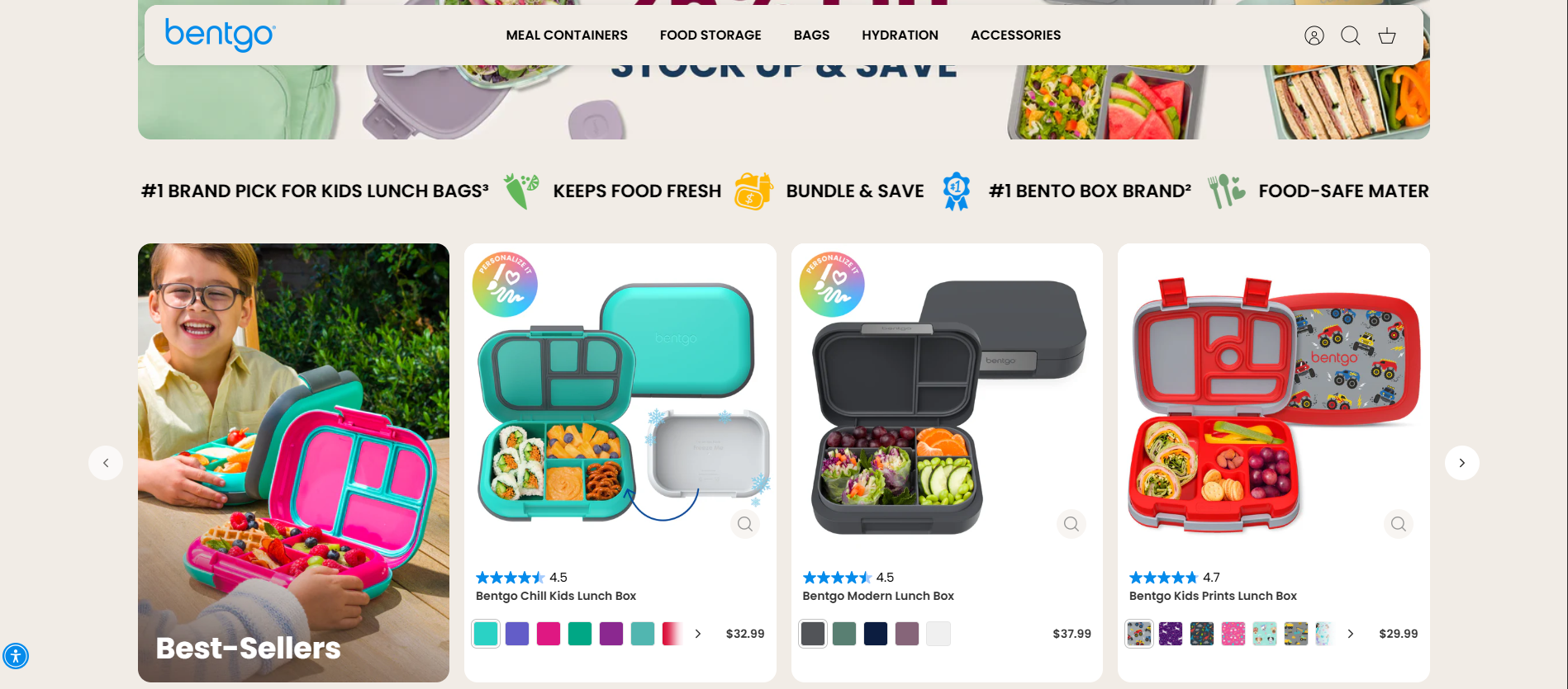 Bentgo Pricing - Product pricing for kids and adult lunch boxes