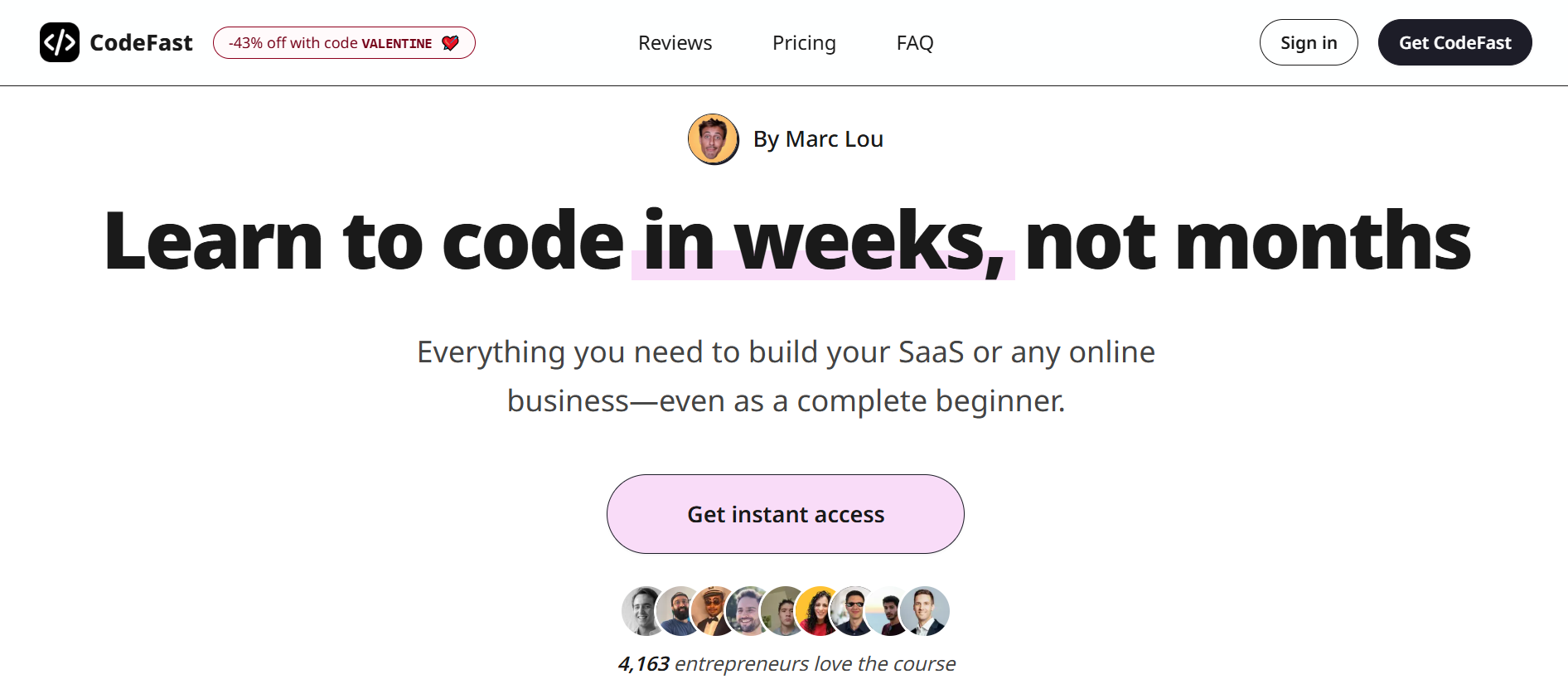 CodeFast Review - Coding Course for Entrepreneurs