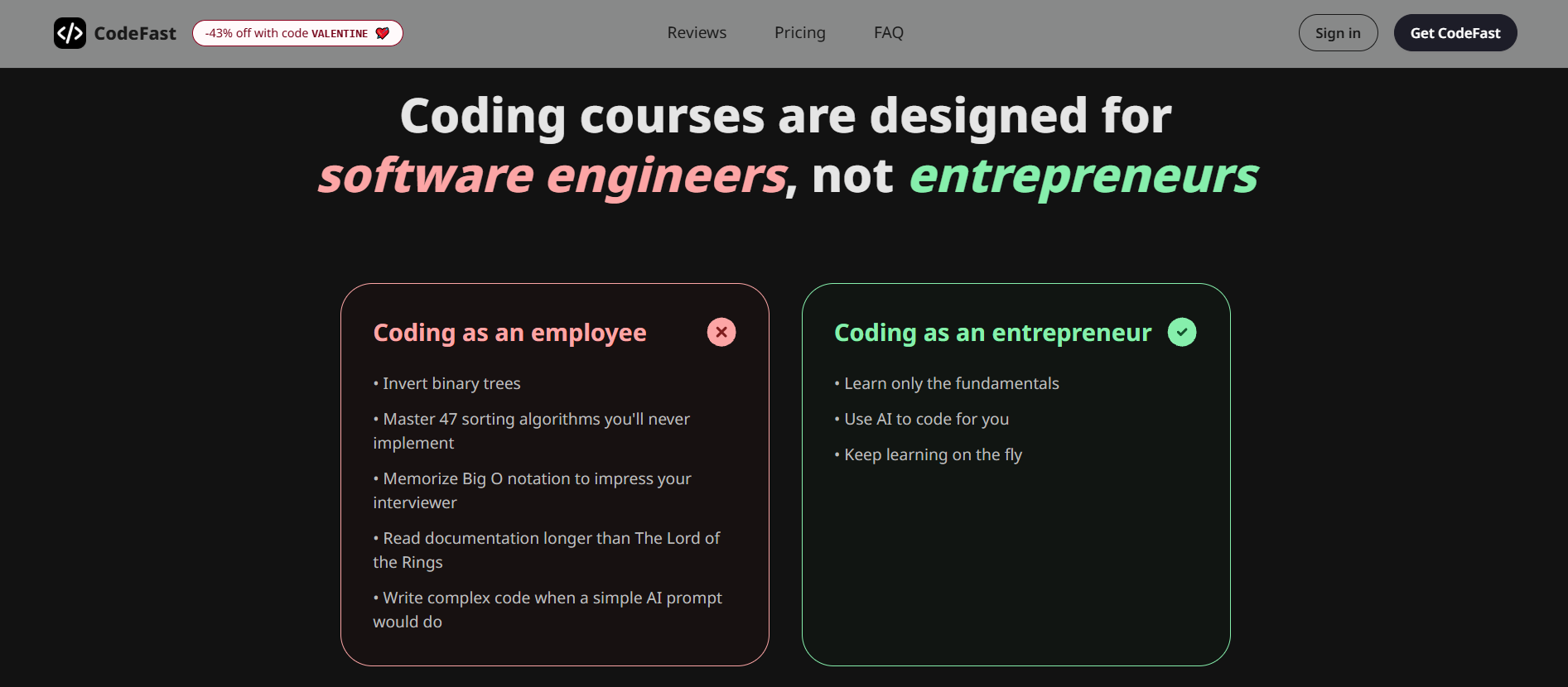 CodeFast Key Features