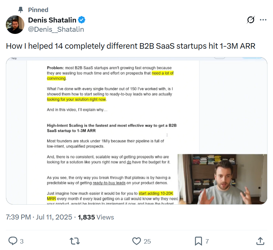 Denis Shatalin Founder - Serial entrepreneur and no-code expert