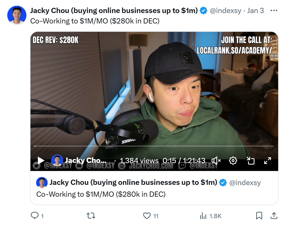 Jacky Chou - Indexsy founder and SEO expert