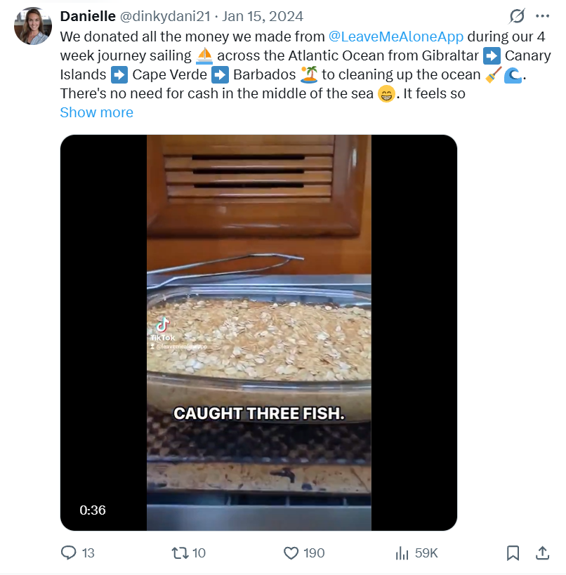 Leave Me Alone Founders - Danielle Johnson and James Ivings