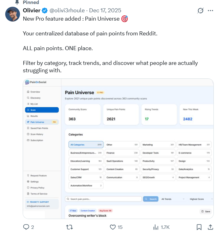 PainOnSocial founder Olivier Houle