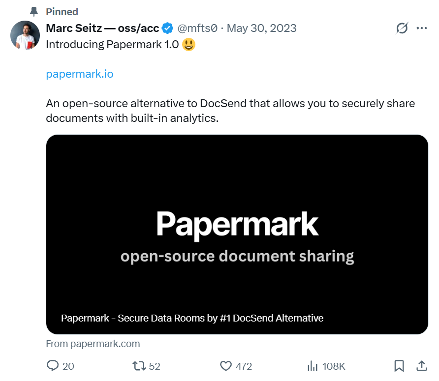 Papermark Founder - Marc-Etienne H.