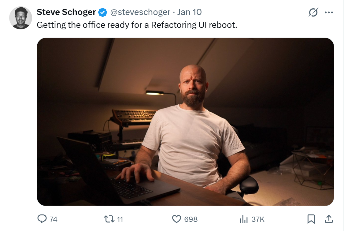 Refactoring UI founders Adam Wathan and Steve Schoger
