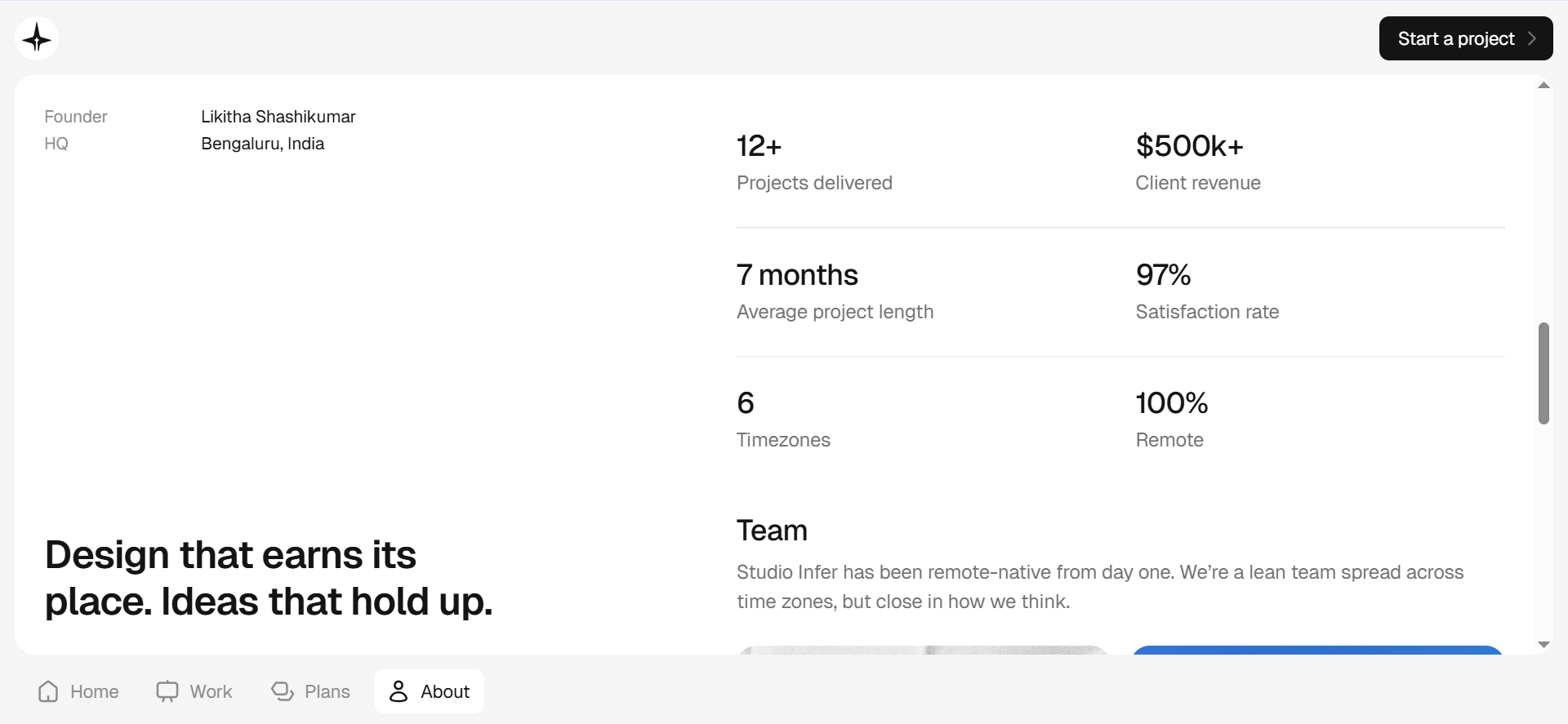 Studio Infer Features - Speed, AI-native tooling, and systematic clarity