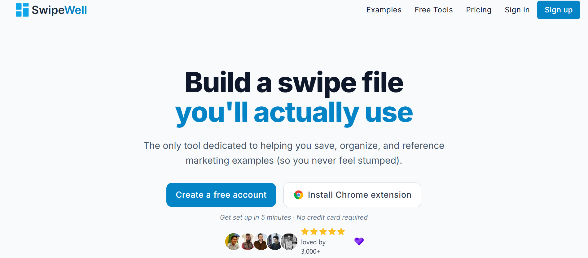 SwipeWell Review - Swipe File Software