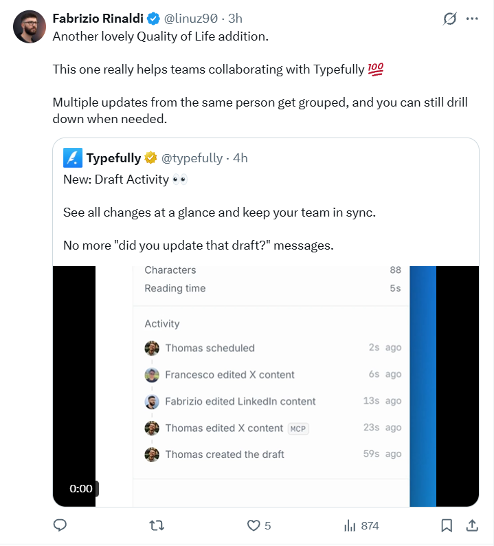 Typefully Founders - Fabrizio Rinaldi & Francesco Di Lorenzo