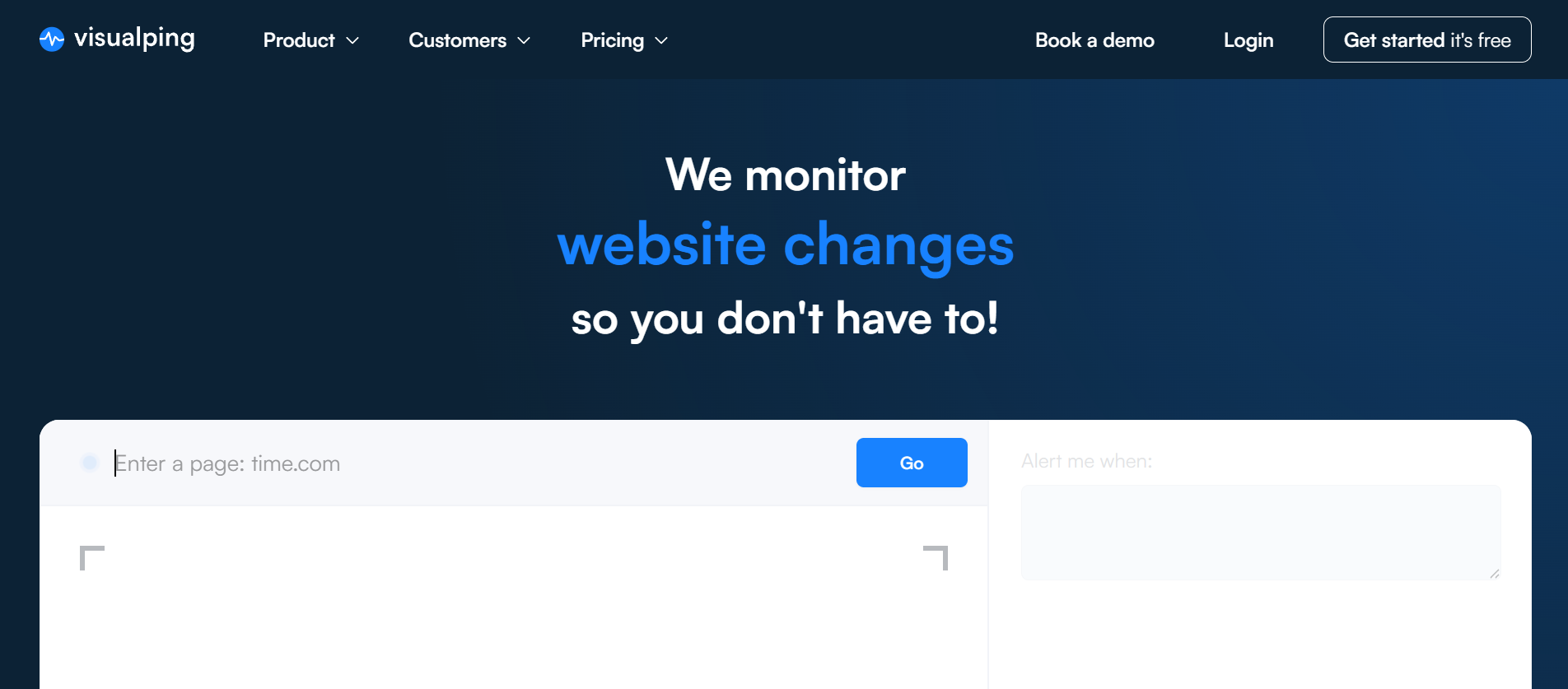 Visualping Review - Website Change Detection